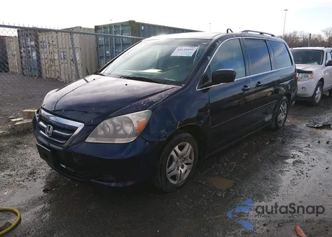 2006 Honda Odyssey Ex-L z USA, uszkodzony, nr VIN 5FNRL38776B001531